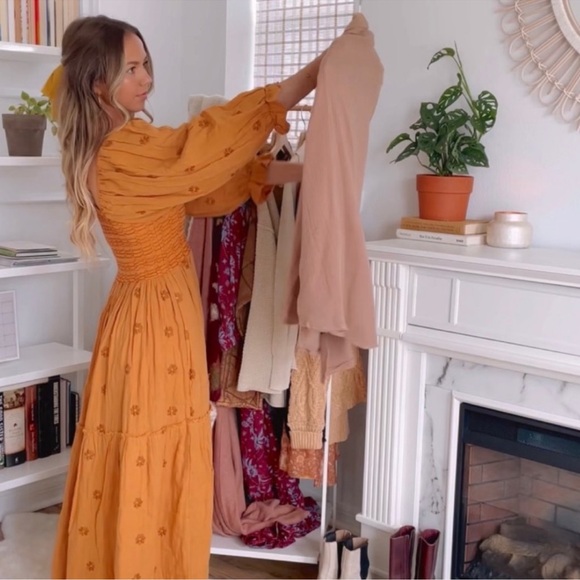 Free People | Dahlia Embroidered Maxi Dress | Small - Picture 6 of 17